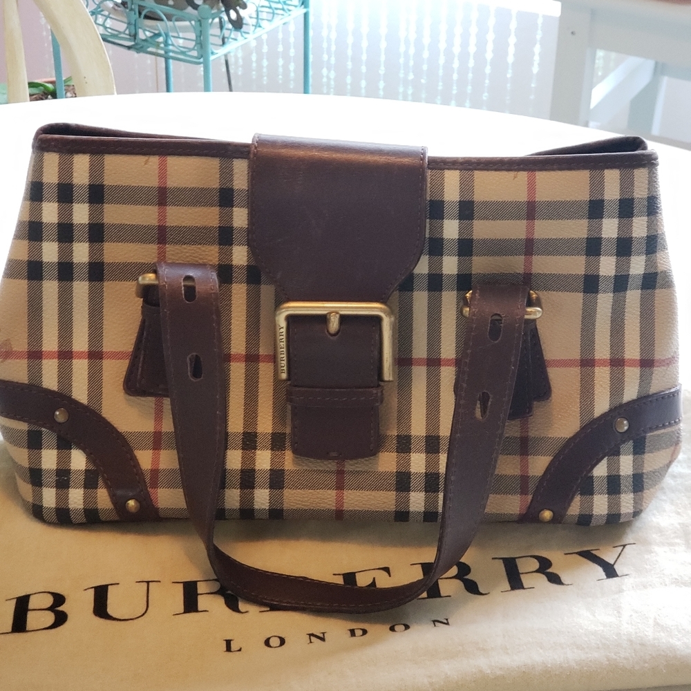 Authentic Vintage Burberry satchel